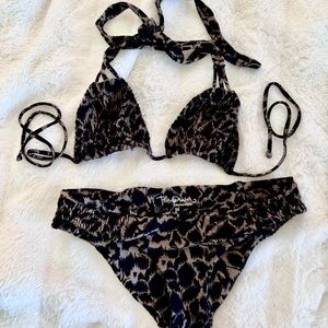 Tori Praver Leopard print Bikini size XS